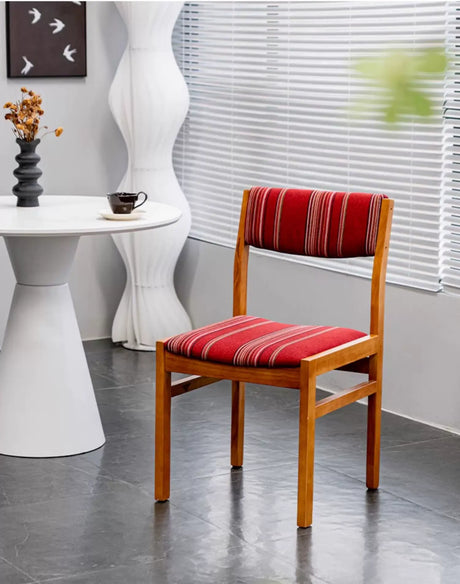ABOUT WHITE Calliope Retro Simple Solid Wood Dining Chair from ABOUT WHITE
