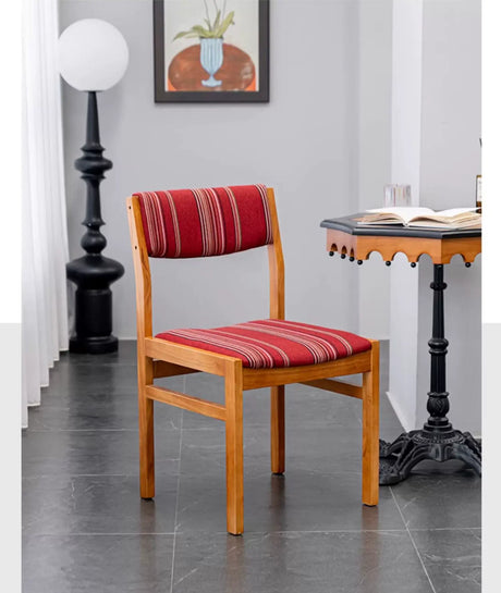 ABOUT WHITE Calliope Retro Simple Solid Wood Dining Chair from ABOUT WHITE