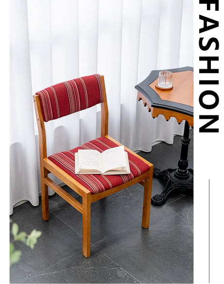 ABOUT WHITE Calliope Retro Simple Solid Wood Dining Chair from ABOUT WHITE