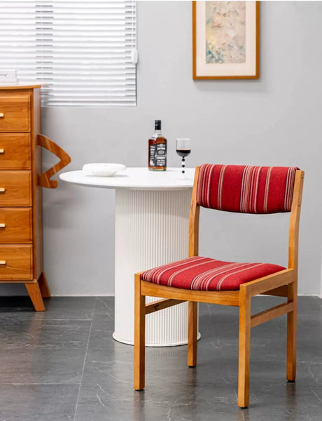 ABOUT WHITE Calliope Retro Simple Solid Wood Dining Chair from ABOUT WHITE