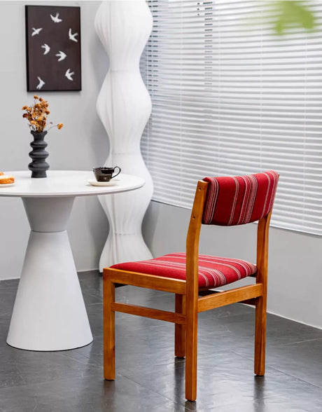 ABOUT WHITE Calliope Retro Simple Solid Wood Dining Chair from ABOUT WHITE