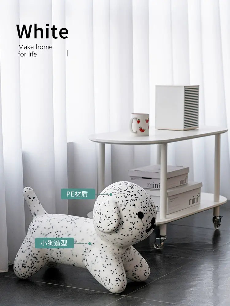 ABOUT WHITE Calliope Whimsical Dog Design Children's Stool from ABOUT WHITE