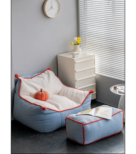 ABOUT WHITE Calypso Cozy Modern Beanbag Lounge Chair from ABOUT WHITE