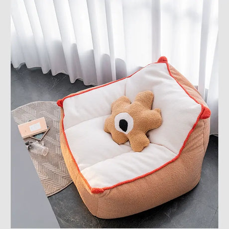 ABOUT WHITE Calypso Cozy Modern Beanbag Lounge Chair from ABOUT WHITE