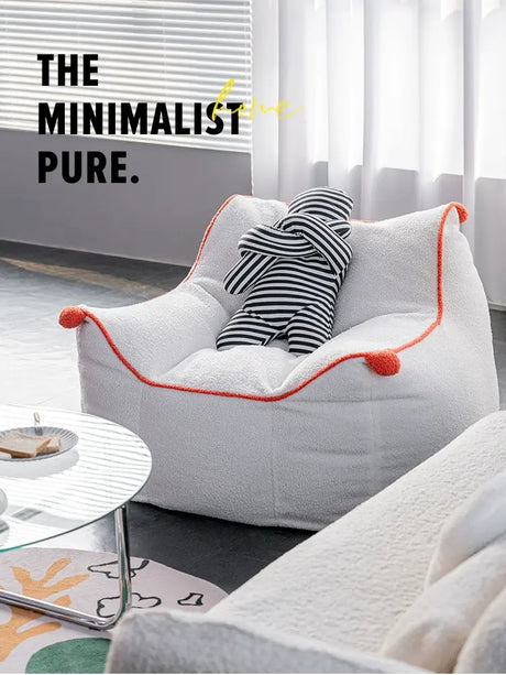 ABOUT WHITE Calypso Cozy Modern Beanbag Lounge Chair from ABOUT WHITE