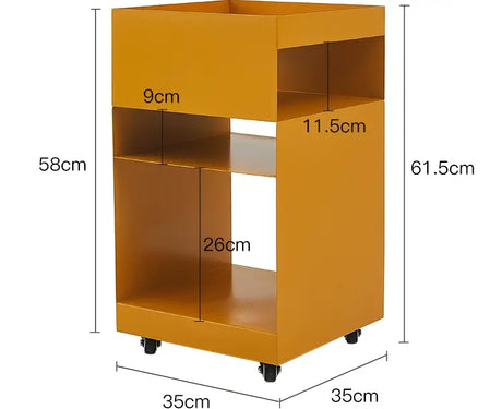 ABOUT WHITE Candelaria Minimalist Storage Coffee Table from ABOUT WHITE