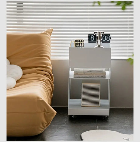 ABOUT WHITE Candelaria Minimalist Storage Coffee Table from ABOUT WHITE