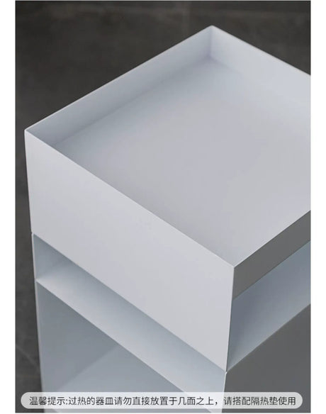ABOUT WHITE Candelaria Minimalist Storage Coffee Table from ABOUT WHITE