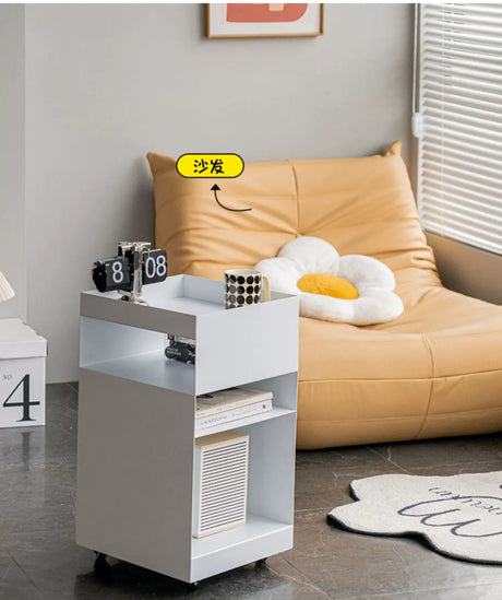 ABOUT WHITE Candelaria Minimalist Storage Coffee Table from ABOUT WHITE