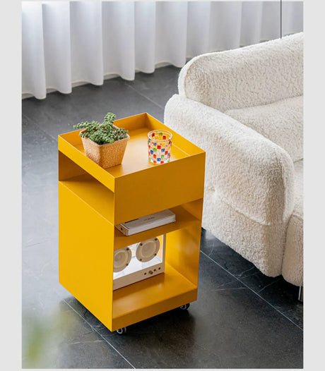 ABOUT WHITE Candelaria Minimalist Storage Coffee Table from ABOUT WHITE