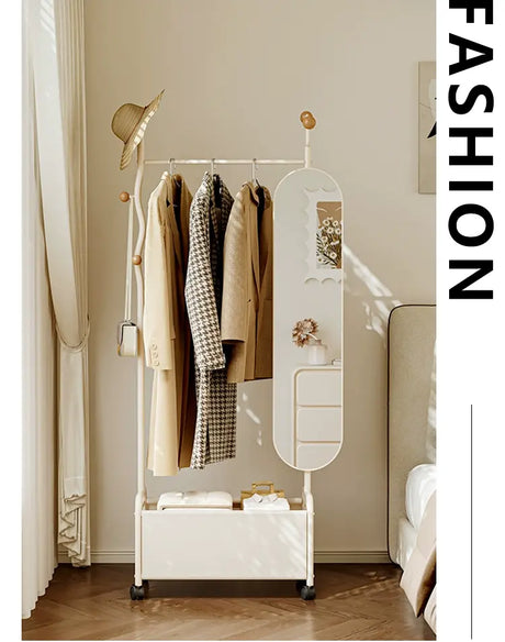 ABOUT WHITE Celestia Elegant Flexible Dressing Mirror Stand. from ABOUT WHITE