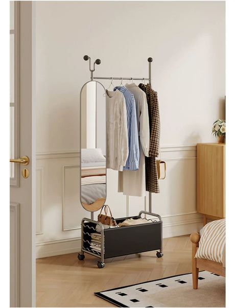 ABOUT WHITE Celestia Elegant Flexible Dressing Mirror Stand. from ABOUT WHITE