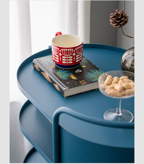 ABOUT WHITE Elowen Chic Wrought Iron Coffee Table Cart from ABOUT WHITE
