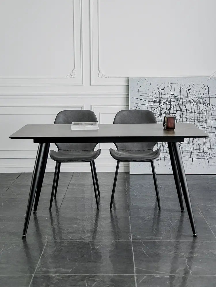 ABOUT WHITE Elowen Minimalist Cement Table Set from ABOUT WHITE