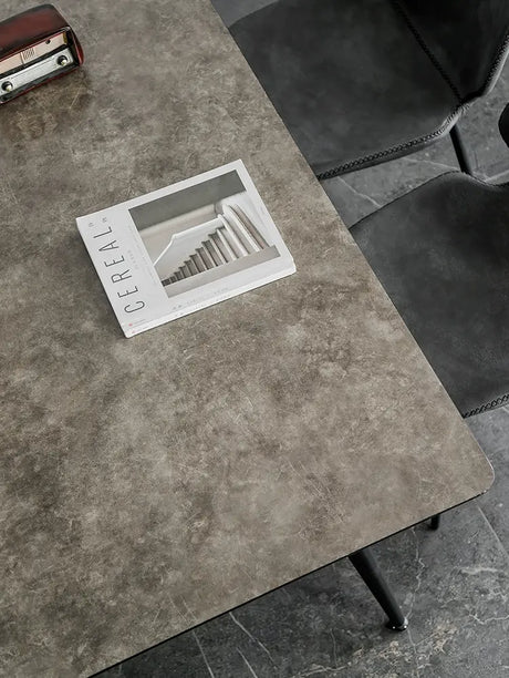 ABOUT WHITE Elowen Minimalist Cement Table Set from ABOUT WHITE