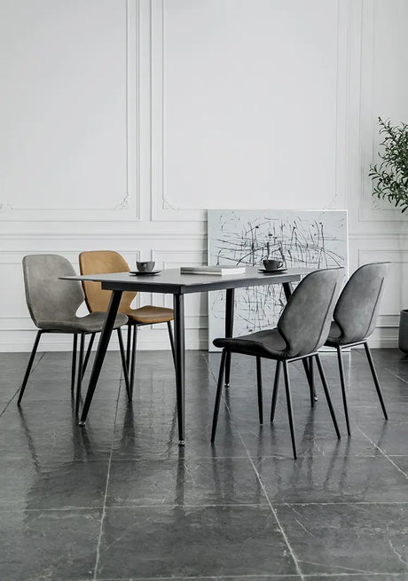 ABOUT WHITE Elowen Minimalist Cement Table Set from ABOUT WHITE