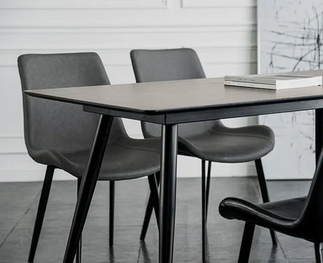 ABOUT WHITE Elowen Minimalist Cement Table Set from ABOUT WHITE