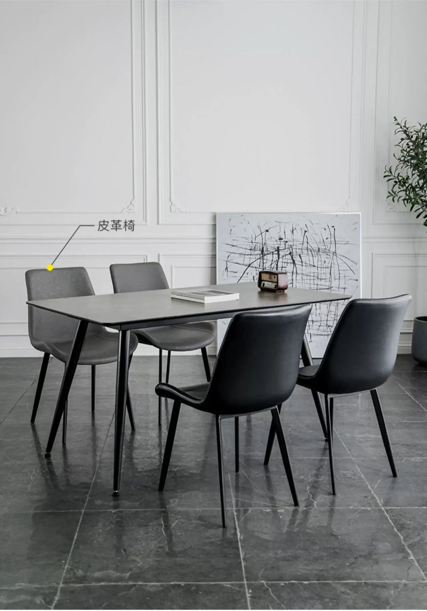 ABOUT WHITE Elowen Minimalist Cement Table Set from ABOUT WHITE