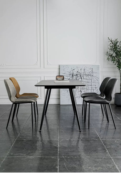 ABOUT WHITE Elowen Minimalist Cement Table Set from ABOUT WHITE