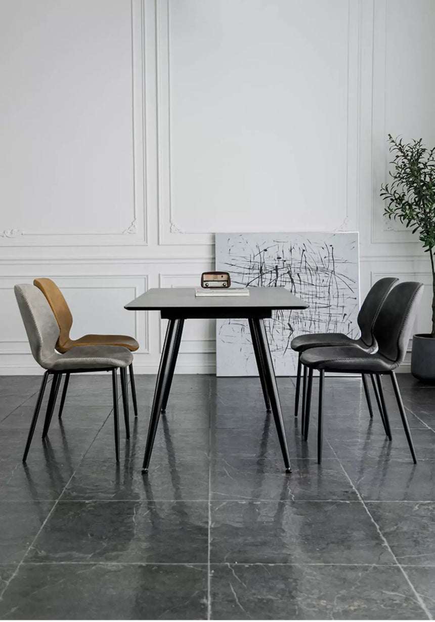 ABOUT WHITE Elowen Minimalist Cement Table Set from ABOUT WHITE