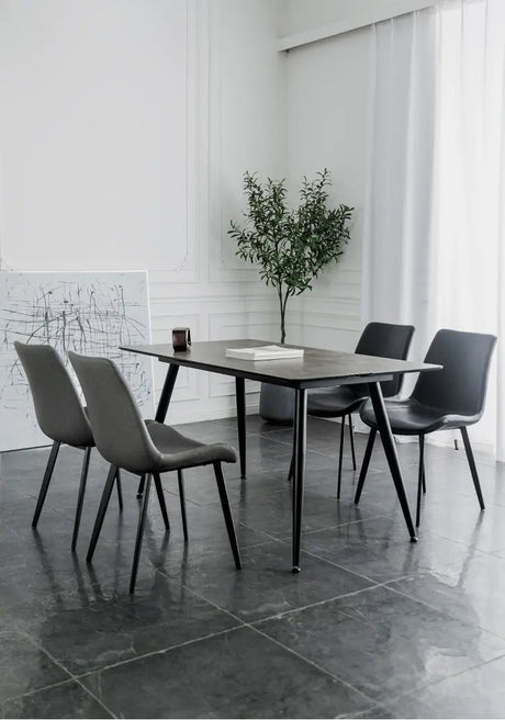 ABOUT WHITE Elowen Minimalist Cement Table Set from ABOUT WHITE