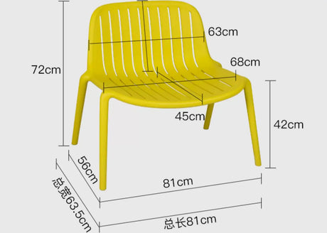 ABOUT WHITE Elowen Minimalist Comfortable Recliner Chair from ABOUT WHITE