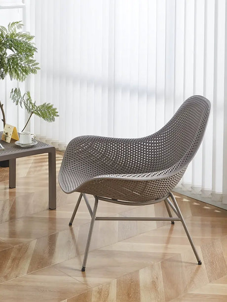 ABOUT WHITE Elowen Minimalist Cozy Plastic Chair from ABOUT WHITE