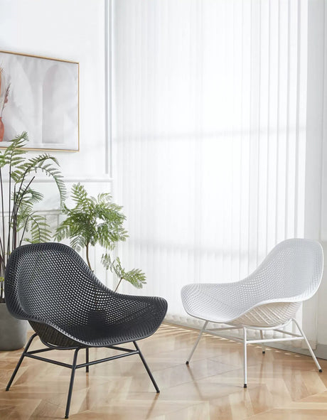 ABOUT WHITE Elowen Minimalist Cozy Plastic Chair from ABOUT WHITE