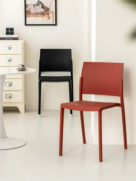 ABOUT WHITE Elowen Minimalist Stackable Dining Chair from ABOUT WHITE