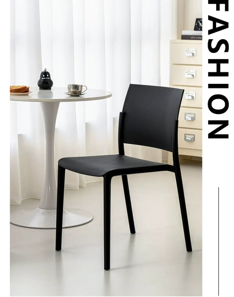 ABOUT WHITE Elowen Minimalist Stackable Dining Chair from ABOUT WHITE