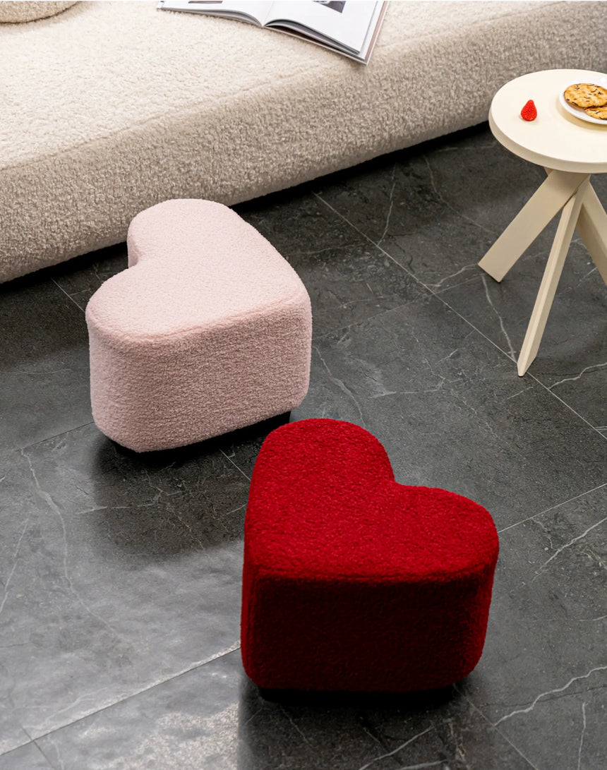 ABOUT WHITE Elowen Nordic Designer Love Stool - Light Luxury High-End Household Bench from ABOUT WHITE