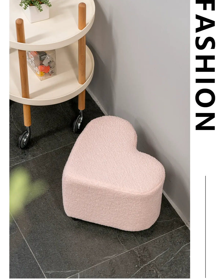 ABOUT WHITE Elowen Nordic Designer Love Stool - Light Luxury High-End Household Bench from ABOUT WHITE