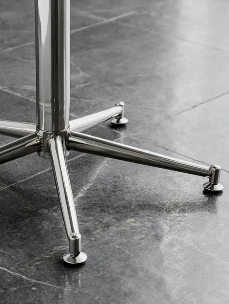 ABOUT WHITE Elowen Sleek Stainless Steel Outdoor Table from ABOUT WHITE