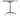 ABOUT WHITE Elowen Sleek Stainless Steel Outdoor Table from ABOUT WHITE