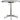 ABOUT WHITE Elowen Sleek Stainless Steel Outdoor Table from ABOUT WHITE