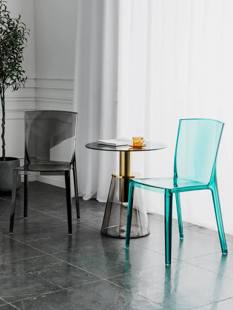 ABOUT WHITE Elowen Transparent Acrylic Dining Chair from ABOUT WHITE