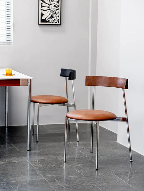 ABOUT WHITE Elowen Vintage-Inspired Soft Padded Dining Chair from ABOUT WHITE