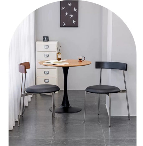 ABOUT WHITE Elowen Vintage-Inspired Soft Padded Dining Chair from ABOUT WHITE