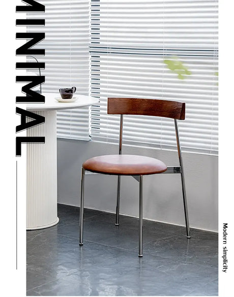 ABOUT WHITE Elowen Vintage-Inspired Soft Padded Dining Chair from ABOUT WHITE