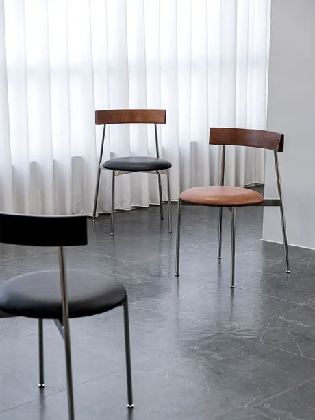 ABOUT WHITE Elowen Vintage-Inspired Soft Padded Dining Chair from ABOUT WHITE