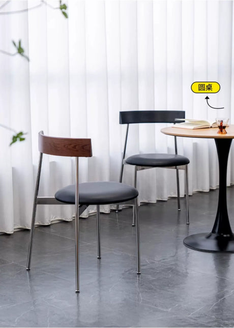 ABOUT WHITE Elowen Vintage-Inspired Soft Padded Dining Chair from ABOUT WHITE
