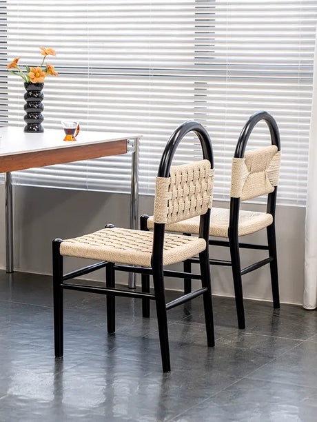 ABOUT WHITE Elowen Vintage Solid Wood Dining Chair from ABOUT WHITE