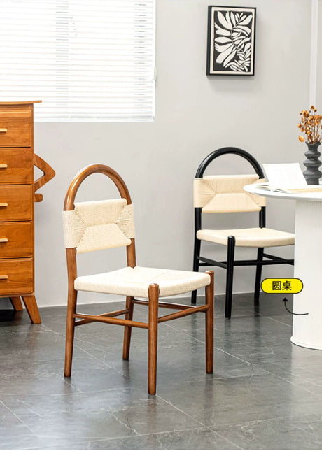 ABOUT WHITE Elowen Vintage Solid Wood Dining Chair from ABOUT WHITE