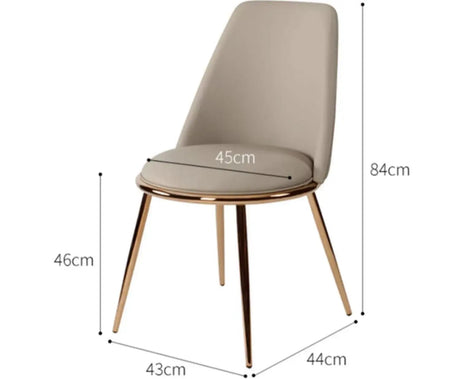 ABOUT WHITE Elysia Elegant Scandinavian High Chair from ABOUT WHITE
