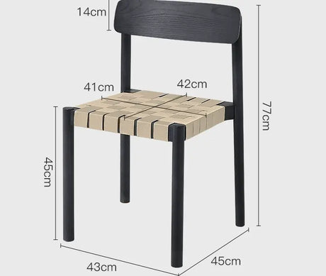 ABOUT WHITE Elysia Scandinavian Design Natural Wood High Chair from ABOUT WHITE