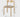 ABOUT WHITE Elysia Scandinavian Design Natural Wood High Chair from ABOUT WHITE