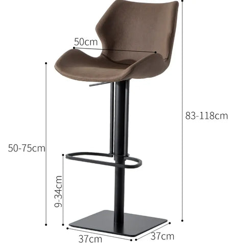 ABOUT WHITE Elysium Chic Stylish High Stool from ABOUT WHITE