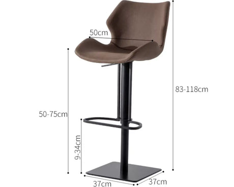 ABOUT WHITE Elysium Chic Stylish High Stool from ABOUT WHITE