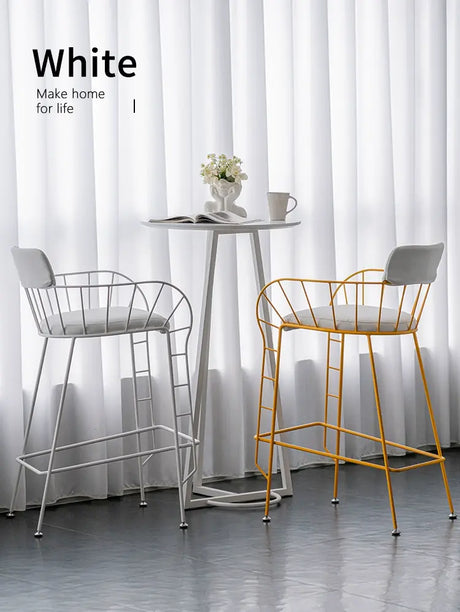 ABOUT WHITE Elysium Modern Minimalist Highfoot Chair from ABOUT WHITE