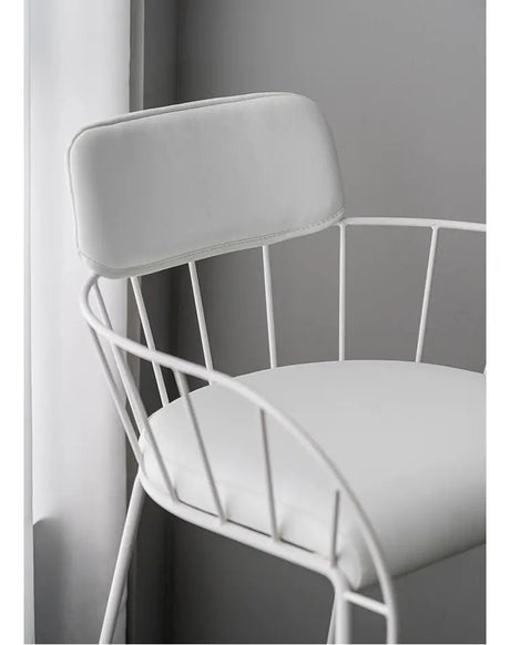 ABOUT WHITE Elysium Modern Minimalist Highfoot Chair from ABOUT WHITE